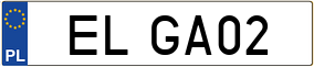 Truck License Plate